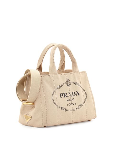 prada tote bag monkey weiss aus canvas|prada totes for women.